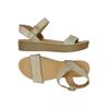Steve Madden Damen Sandale, Gr. 40, beige, kein Etikett
