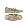 Zara Damen Halbschuh, Gr. 38, gold, kein Etikett