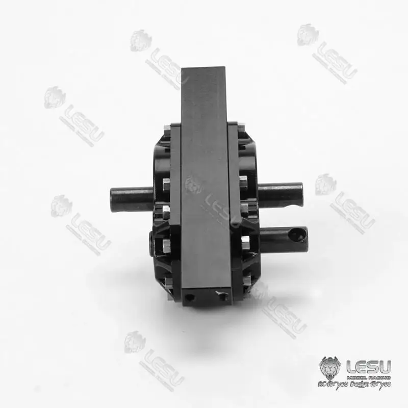 LESU 1/14 LKW-Transferkasten Untersetzungsverhältnis 1:2 Aluminiumlegierung F-5024 Tamiya Traktor Schlammkopfmodifikation Image