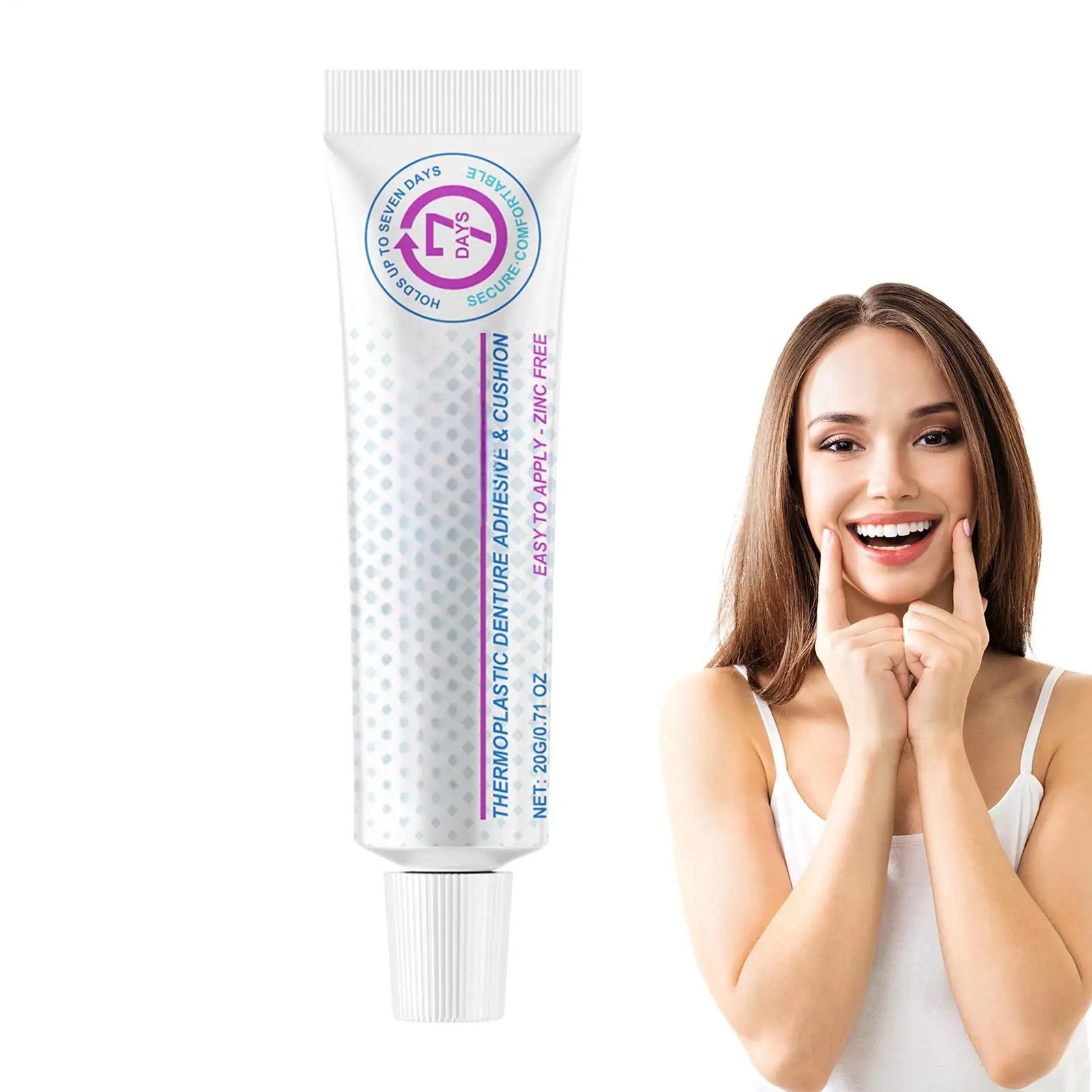 20g Temporäre Zahn Reparatur Formbare Zähne Und Lücken Falsche Zahn Feste Gel Klebstoff Gefälschte Zähne Schönheit Werkzeug Dental liefert Image