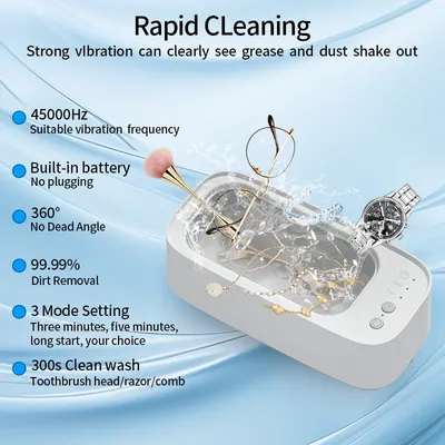 Household cleaning machine, ultrasonic glasses cleaning machine, high-frequency cleaning machine, adjustable vibration cleaning