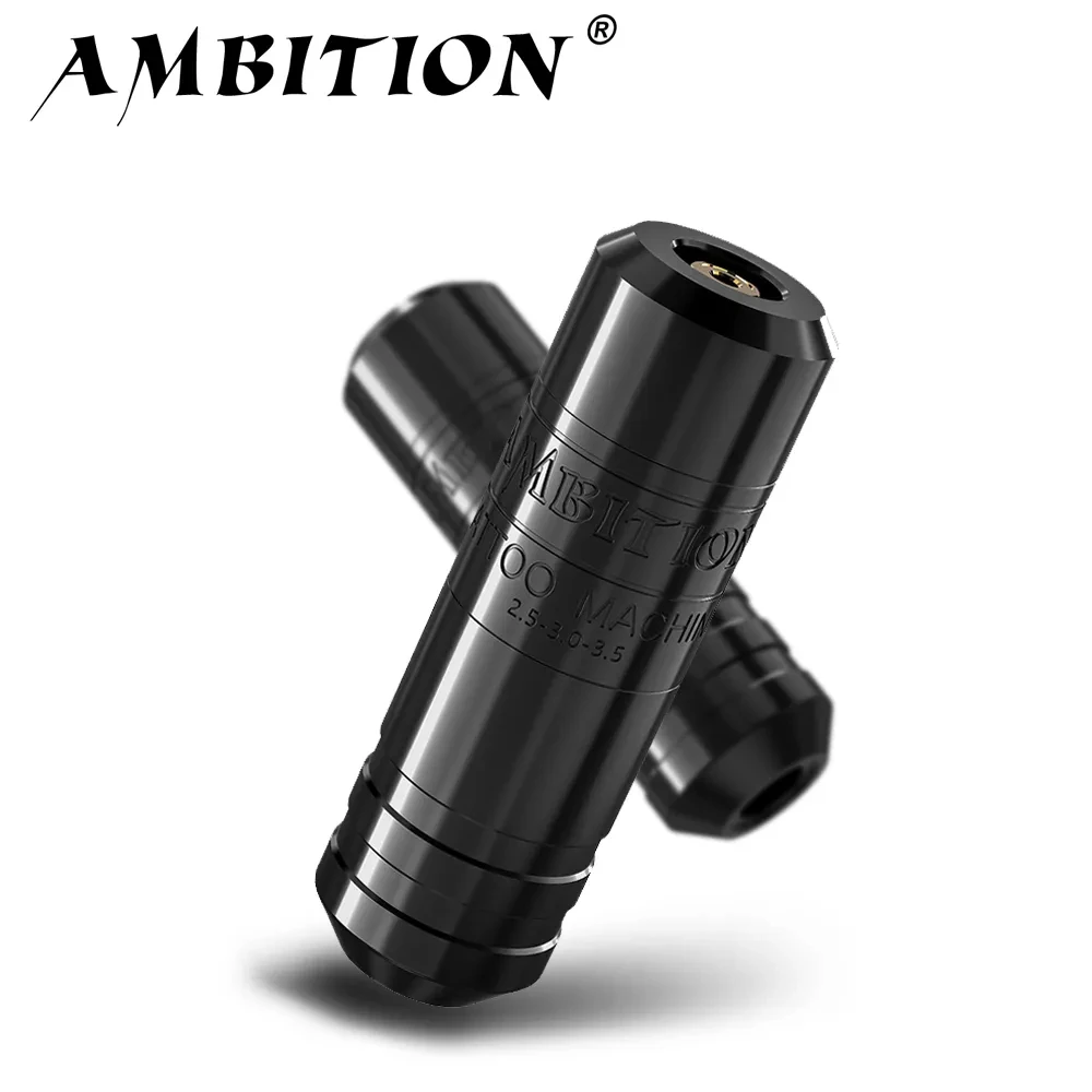 Ambition Torped 28-Takt 2,5-3,0-3,5 mm Rotary Tattoo Pen Machine Drahtlose Kuark-Batterie Leistungsstarker bürstenloser Motor RCA-Kabel Image