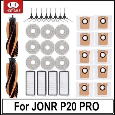 Für JONR P20 PRO / T5 Pro Roboter Staubsauger Zubehör Wichtigsten Seite Pinsel Hepa-Filter Mopp Tuch Ersatz Image