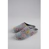 Clog ANISTON SHOES, Damen, Gr. 40, bunt (grau bunt), Filz, meliert, klassisch, Schuhe, Homeslipper, Hausschuh in Bequemweite G (= weit)