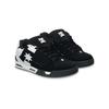 Sneaker DC SHOES "DC Command", Gr. 13(47), schwarz-weiß (schwarz, weiß), 50.46% Leder, 49.54% Synthetikmaterial, Schuhe