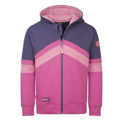 Trollkids - Girl's Flekkefjord Jacket - Sweat- & Trainingsjacke Gr 116 rosa Image