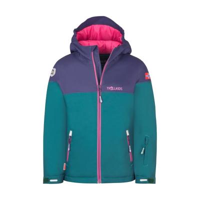 Trollkids - Girl's Hallingdal Jacket - Winterjacke Gr 98 türkis Image