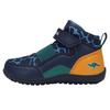 Sneaker KANGAROOS "K-BFI PEPPY EV", Gr. 28, k blau, safari party, Synthetik, sportlich, Schuhe, Barfussschuh