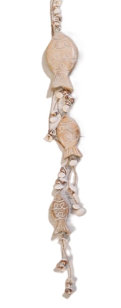 Hänger Bündel Fische Deko Mango H 90 cm Stückpreis Image