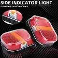 2 pièces feux de freinage sans fil de voiture feu arrière LED étanche Signal de frein arrière 12V 24V accessoires de voiture pour voiture remorque camion bateau