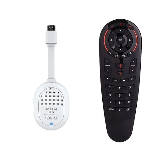 Direkt von der Fabrik Android 14 Allwinner H313 TV-Stick Mortal Q2S Dongle Unterstützung Youtube Wifi6 BT5.0 8K Sprachfernbedienung TV BOX Image