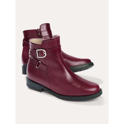 Walbusch Damen Soft Halb-Stiefel Rot noch offen: Muster Image