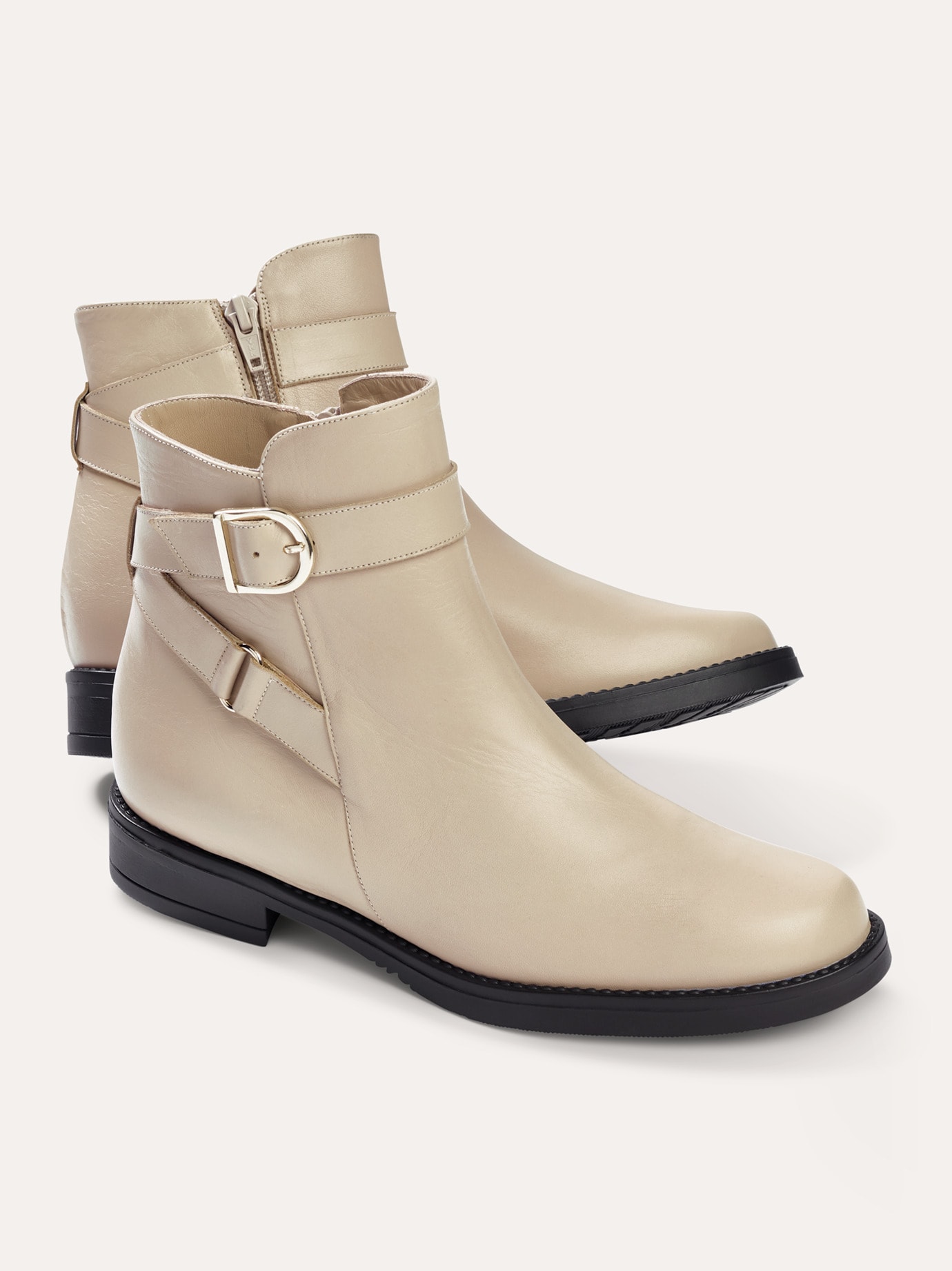 Walbusch Damen Soft Stiefeletten Beige noch offen: Muster