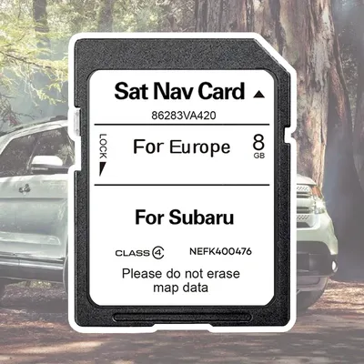 Sat Nav 86283VA420 System-Update-Karte EU Türkei RU für Subaru BRZ Forester Impreza Auto 2023, GPS-Navigation, SD-Karte Image