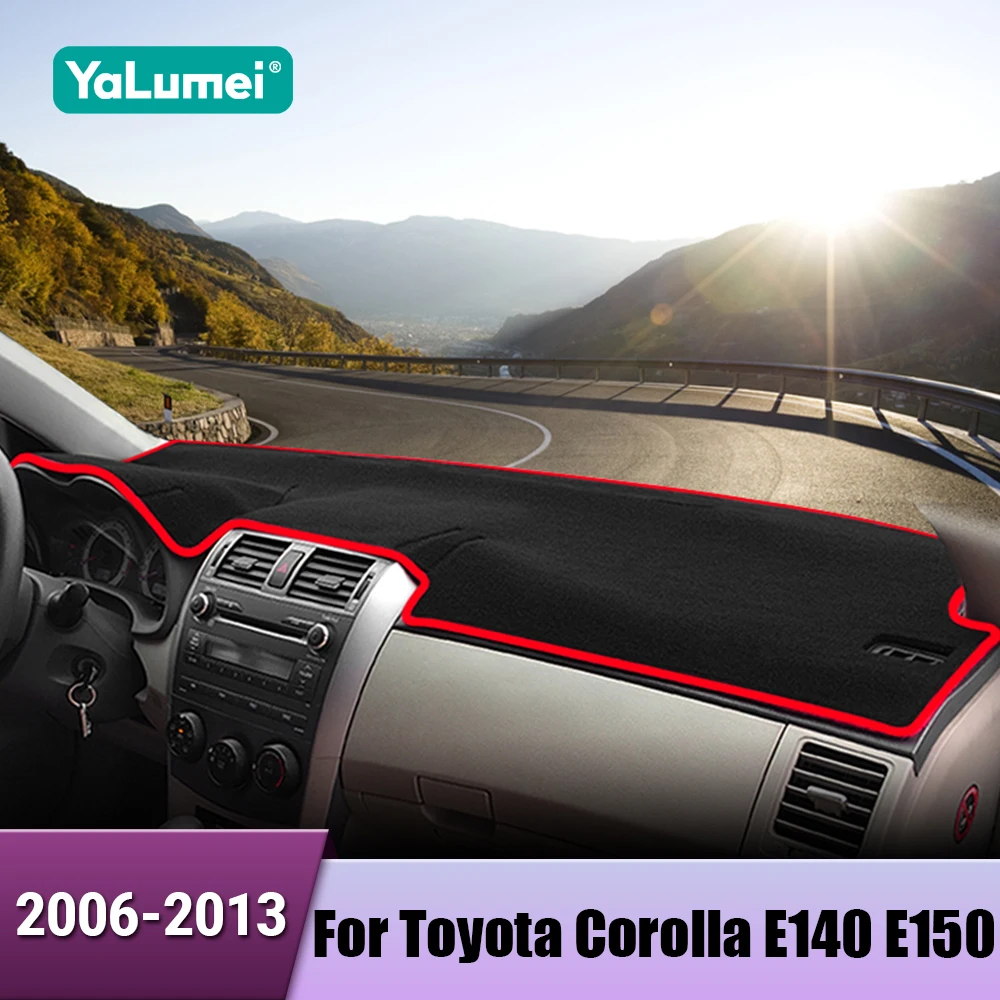 Für Toyota Corolla E140 E150 2006 2007 2008 2009 2010 2011 2012 2013 Auto Dashboard Abdeckung Matte Vermeiden Licht Pad anti-UV Zubehör Image