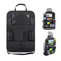 Borsa portaoggetti classificata di grande capacità Borsa multifunzionale per schienale del seggiolino auto Borsa portaoggetti pratica portatile montata su veicolo