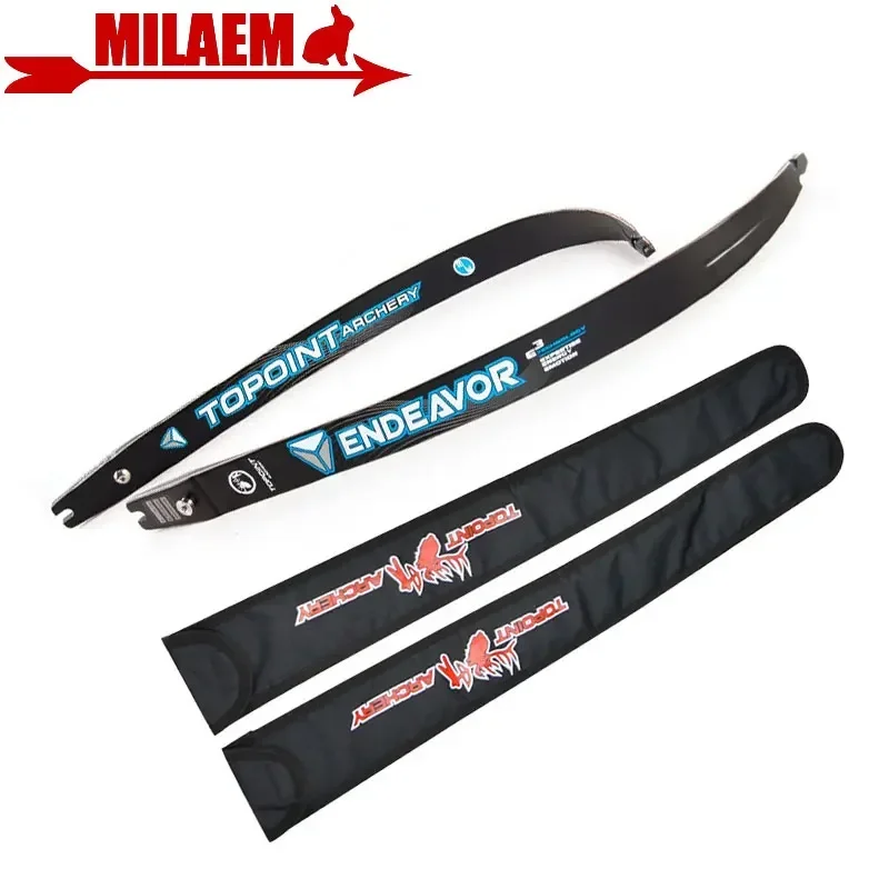 H25-68/70 zoll Bogenschießen ILF Recurve Bogen Gliedmaßen 18-44lbs Wettbewerb Fiberglas Ahorn Takedown Jagd Schießen Zubehör Image