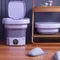 8L Portable Small Foldable Washing Machine with Spin Dryer For Socks Underwear Panties Washer Household Mini Washing Machine