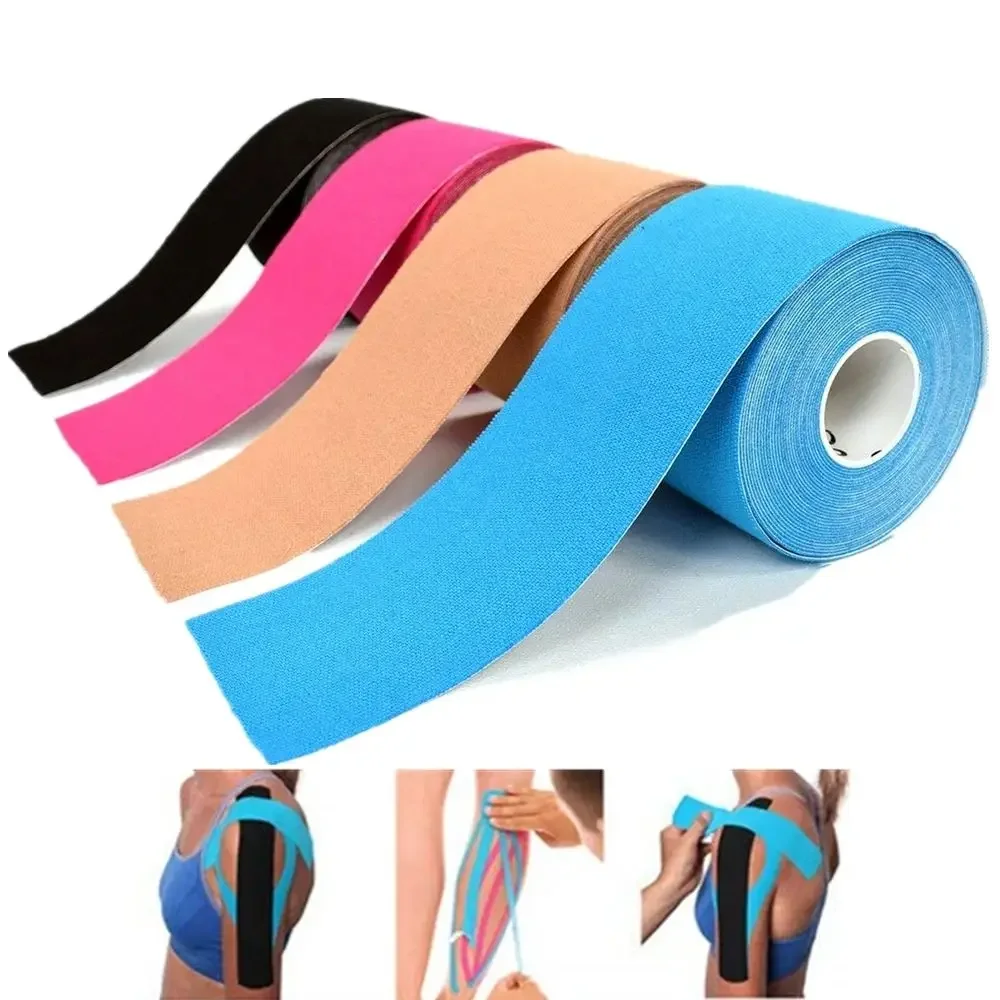 5M Größe Kinesiologie Hansaplast Sport Erholung Umreifung GymTape Sportlich Wasserdicht Tennis Muskel Schmerzlinderung Bandage Image