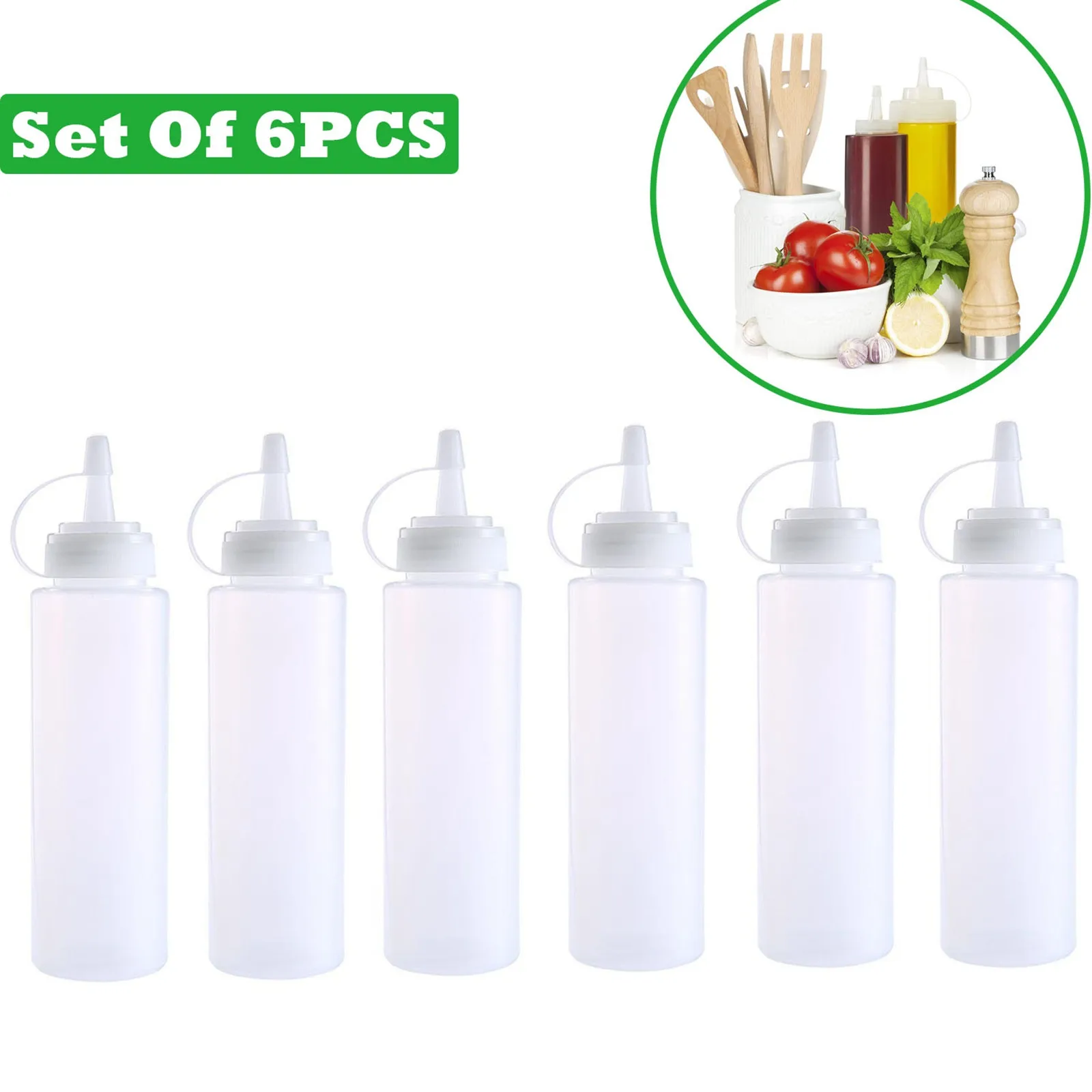 3 stücke * 2 Gewürz Squeeze Flaschen Heiße Saucen Olivenöl Flaschen Ketchup Senf Spender Küche Zubehör Gadgets 240 ml