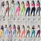 Abbigliamento donna Pantaloni da yoga Leggings fitness Palestra Abbigliamento da palestra Donna Sport senza cuciture Pantaloni slim elasticizzati a vita alta multicolori