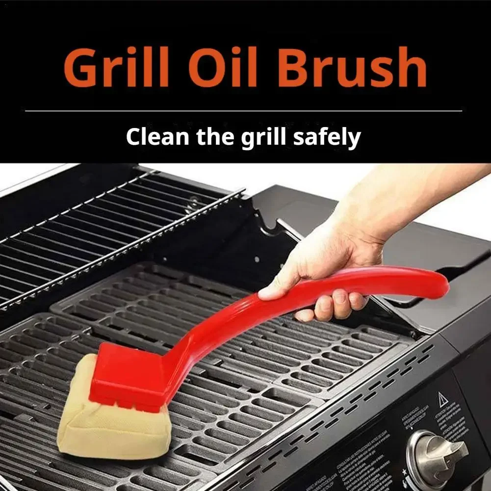 BBQ Grill Reinigung Pinsel Ziegel Block Geformt Handheld Reinigung Pinsel Für Grill Rack Outdoor Küche BBQ Werkzeuge Image