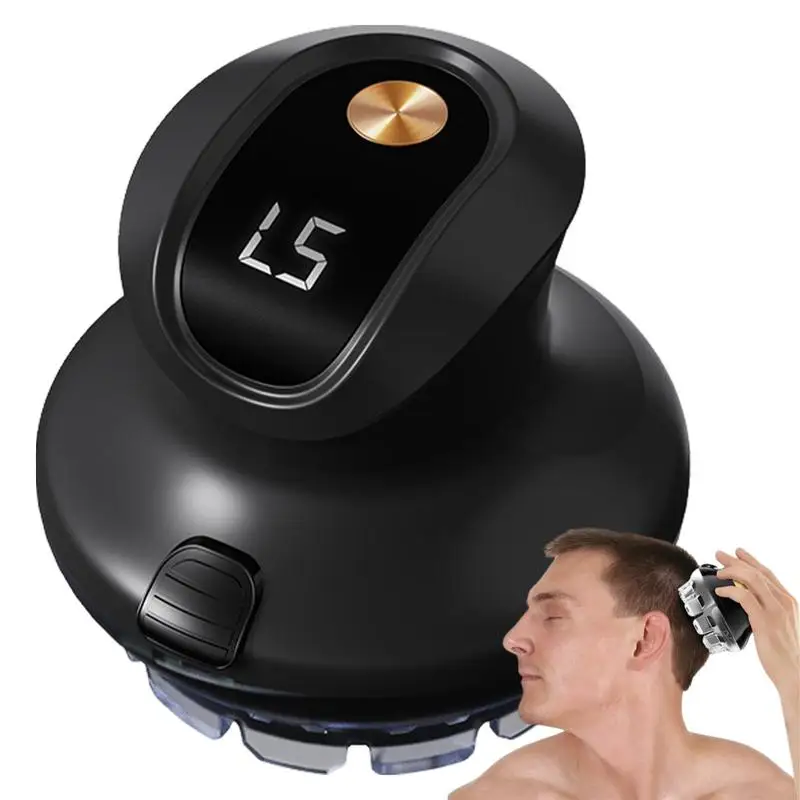 Vollautomatischer wasserdichter Haarschneider für Herren mit 360-Grad-Haarschneidemaschine, elektrischer Haarschneider, USB, universelles Haarschneider-Set Image