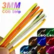 Striscia LED COB ultra sottile 12V 3mm colorata dimmerabile 3000K 4000K 6000K luce flessibile ad alta densità 400 LED per lampada decorativa per la casa fai da te