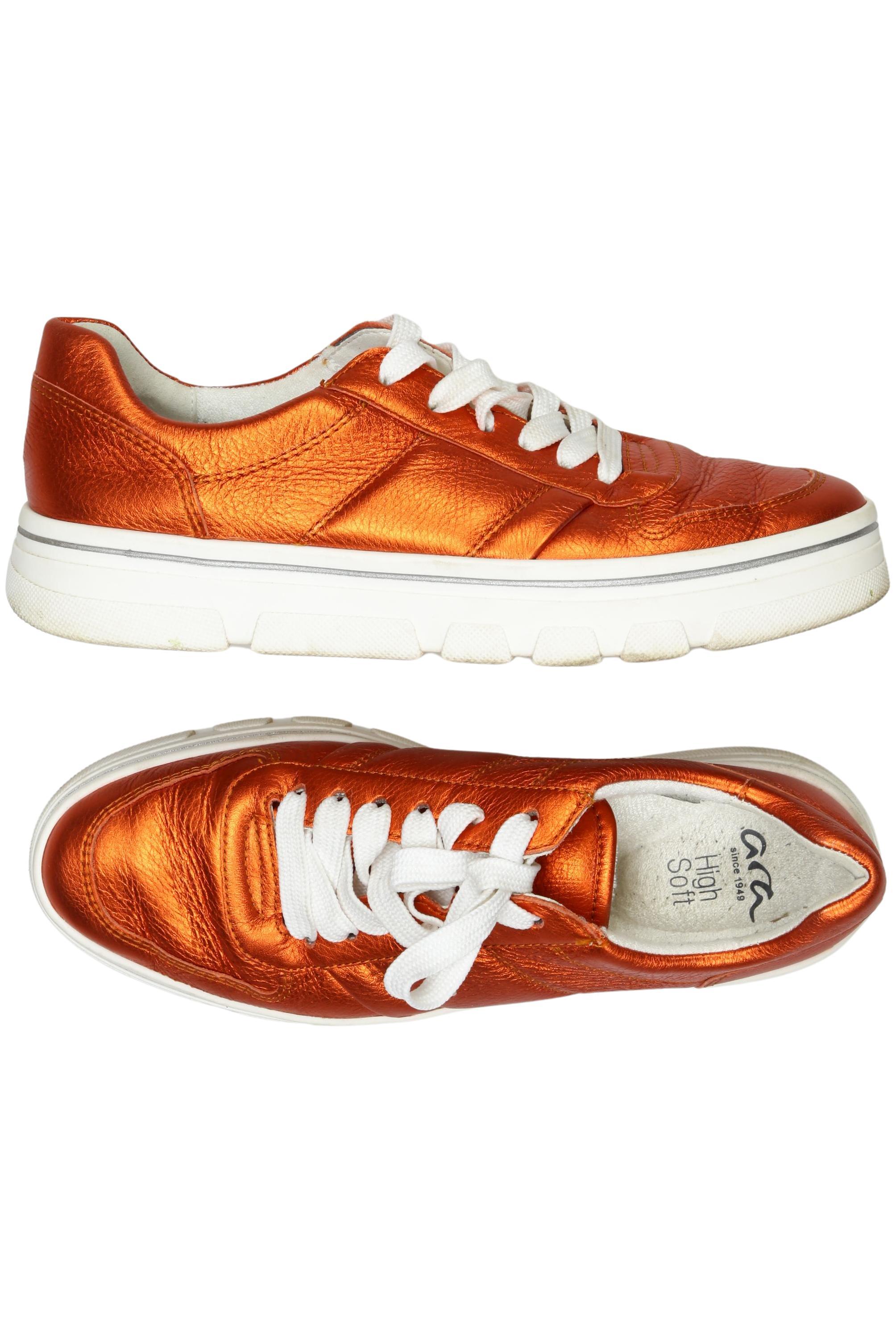Ara Damen Sneakers, Gr. 7, orange, kein Etikett Image
