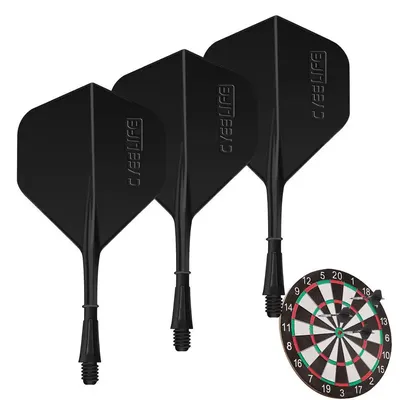 3 stücke Dart flüge und Wellen 2ba profession elle Cyeelife neue Dart Zubehör Kit Zwei-in-Eins-Dart Flug und Welle mit breitem Wind Image