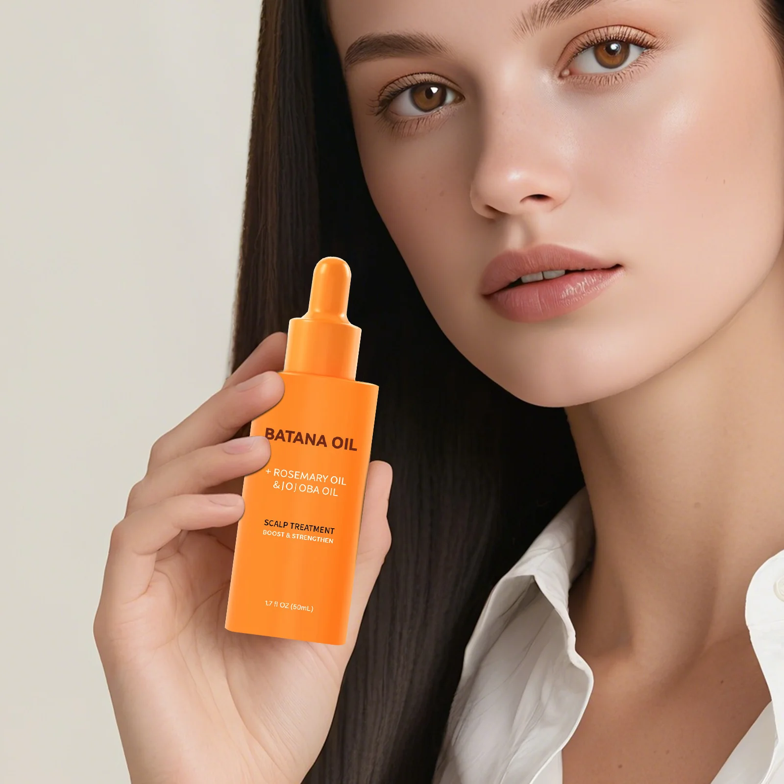 Haarwachstumsserum, schnell wachsendes Haar, ätherisches Öl, Haarpflege, Schönheit, Haarpflege, dichtes Nachwachsen, Ingwerhaar, fördert die Regeneration Image