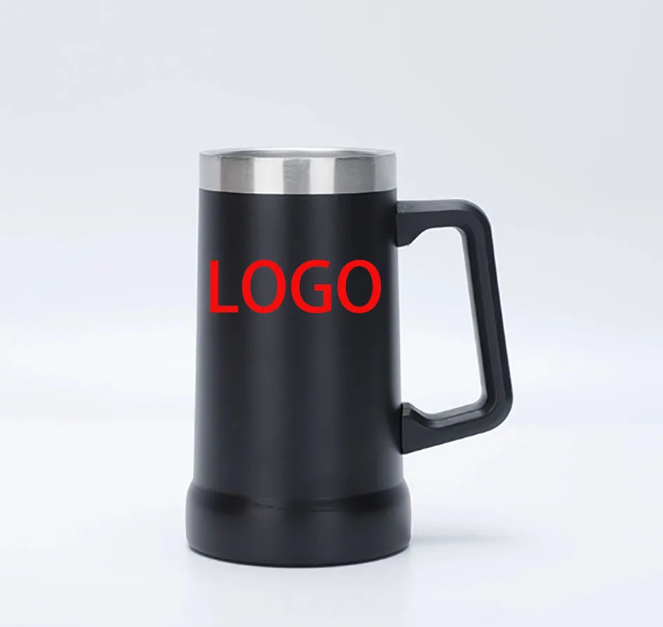 Kostenloser Name LOGO 24 UNZEN Bier Wein Thermos Große Kapazität Tassen Isolierte Tumbler Kaffee Becher Vakuum Thermos Tasse Kaffee Tumbler Ei Form Image