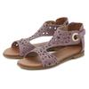 Sandale LASCANA "Sommerschuh", Damen, Gr. 42, lila (flieder), Obermaterial: 100% Rindsleder. Futter: 50% Lederimitat, 50% Polyester. Decksohle: 50% Lederimitat, 50% Polyester. Laufsohle: 100% Synthetik, unifarben, klassisch, Schuhe, Sandalette,...