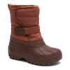 Winterstiefel BISGAARD "pacson", Kinder, Gr. 33, orange (terracotta), Textil, Synthetik, sportlich, Schuhe, Klettstiefel mit Lammwolle, Größenschablone zum Download