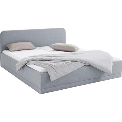 Polsterbett, grau, B:190cm L:210cm, Bezug Bett: wahlweise Microfaser (100% Polyester), Strukturstoff (77% Polyester, 23% Viskose) oder Kunstleder, Bonnell-Federkernmatratze: Mischgewebe (51% Polyprophlen, 39% Polyester, 10% Baumwolle),... Image
