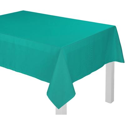Tischdecke ADAM "Uni Collection" Gr. 8, blau (petrol), B:145cm L:220cm, Bio-Baumwolle, Tischdecken Image