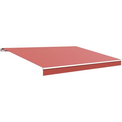 Gelenkarmmarkise WISMAR "Classic", rot (rostrot), B:550cm H:25cm, Polyacryl, Markisen Image