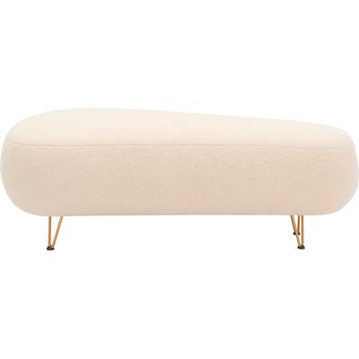Hocker "Looks XVI", beige (creme), B:143cm H:46cm T:80cm, 100% Polyester, LOOKS BY WOLFGANG JOOP, Hocker Image