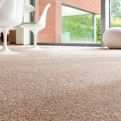 Teppichboden ANDIAMO "Rubinoy, Schlinge, Made in Belgium", braun (braun,beige), B:500cm H:8,5mm L:200cm, Kunstfaser, Teppiche, Breite 400 cm oder 500 cm, Wohnzimmer, strapazierfähig & robust Image