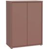 Schuhschrank FORTE "Alice Springs", orange (terrakotta), B:74,5cm H:99,1cm T:34,9cm, Spanplatte, Schränke, Stauraumschrank, Mehrzweckschrank, grifflose Front, Push to open
