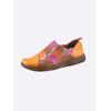 Slipper GEMINI, Damen, Gr. 38, bunt (orange, bunt), Glattleder, sportlich, Schuhe