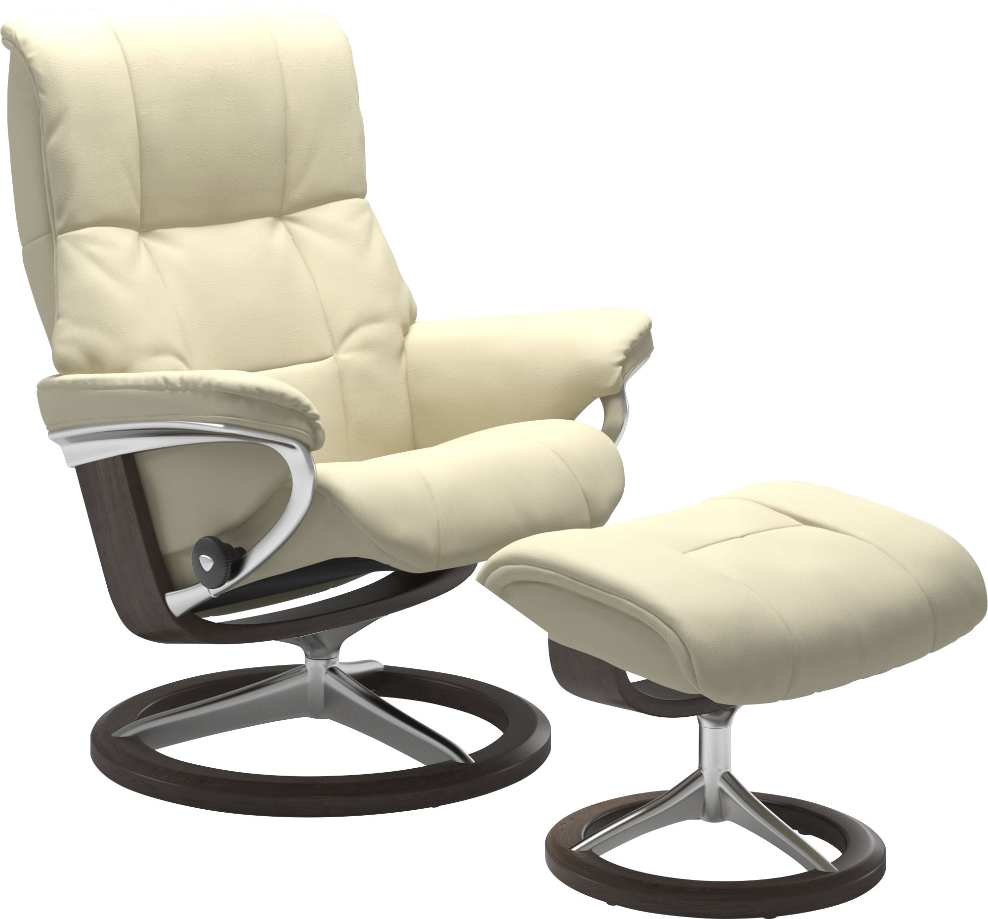Relaxsessel STRESSLESS "Mayfair", beige (vanilla paloma), B:92cm H:103cm T:79cm, Leder BATICK: BATICK ist ein leicht korrigiertes, durchgefärbtes und genarbtes Möbelleder, bei dem die meisten Unebenheiten und Spuren in der Regel entfernt... Image