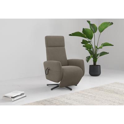TV-Sessel HOME AFFAIRE "Rochelle", braun (schlamm), B:71cm H:110cm T:82cm, 100% Polyester, Sessel, TV-Sessel mit Drehfunktion 360 Grad Image