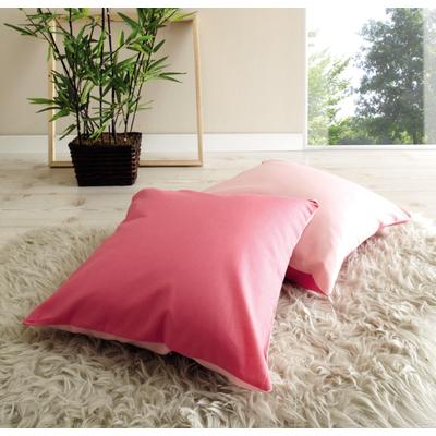 Dekokissen TICAA, rosa (rosa, hellrosa, gemustert), B:40cm H:15cm L:40cm, Baumwolle, Polyester, Dekokissen_Sitzkissen_Kissenhüllen Image