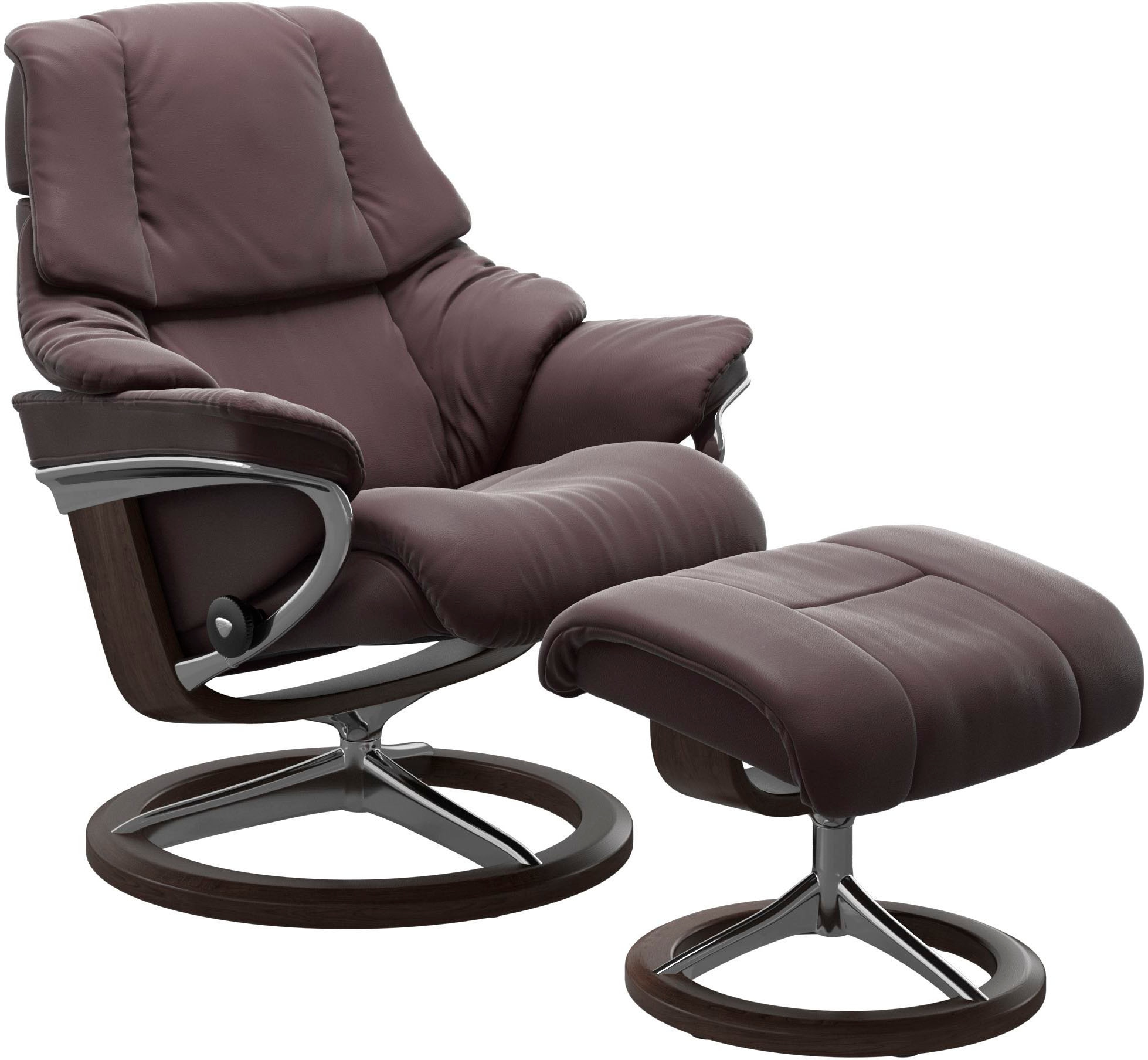 Relaxsessel STRESSLESS "Reno", rot (bordeaux paloma), B:92cm H:100cm T:80cm, Sessel, Relaxsessel