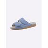 Pantolette CASUAL LOOKS, Damen, Gr. 36, blau (mittelblau), Textil, modisch, Schuhe