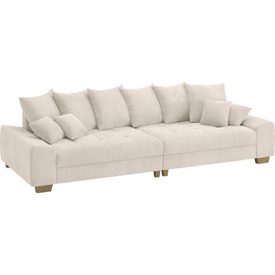 Big-Sofa MR. COUCH "Nikita II", beige (novaclean avanti 4 ecru), B:300cm H:88cm T:118cm, Novaclean Avanti (100% Polyester), Sofas, mit Kaltschaumpolsterung bis 140kg belastbar Image