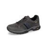 Schnürschuh CAMEL ACTIVE, Herren, Gr. 47, asphalt, blau, Leder, Basic, Schuhe, Sneaker, Freizeitschuh mit robuster Trekkingsohle