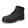 Winterboots CAMEL ACTIVE, Herren, Gr. 40, schwarz, Leder, casual, Schuhe, Schnürstiefel mit Profilsohle und Warmfutter