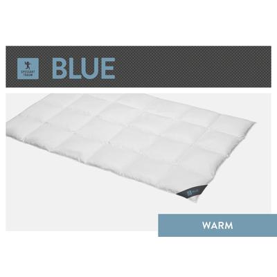 Daunenbettdecke SPESSARTTRAUM "Blue", weiß, B:200cm L:220cm, Bezug: 100% Baumwolle. Füllung: 60% Daunen, 40% Federn, Bettdecken, hergestellt in Deutschland, allergikerfreundlich Image
